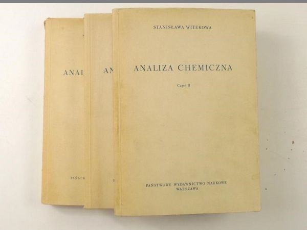 Analiza chemiczna, część I-III