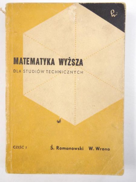 Matematyka wyższa dla studiów technicznych, Część I