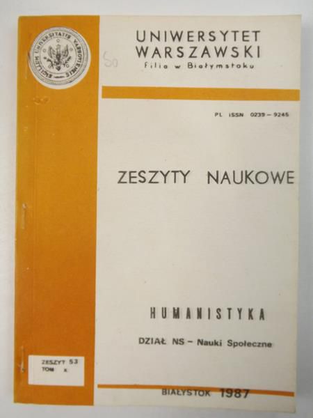 Gnatowska Helena (red.) - Humanistyka, Zeszyty naukowe