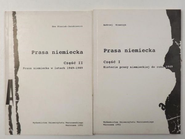 Stasiak-Jazukiewicz Ewa,   - Prasa niemiecka, część I-II