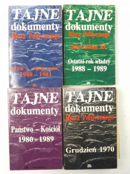 Tajne dokumenty Biura Politycznego, 4 książki