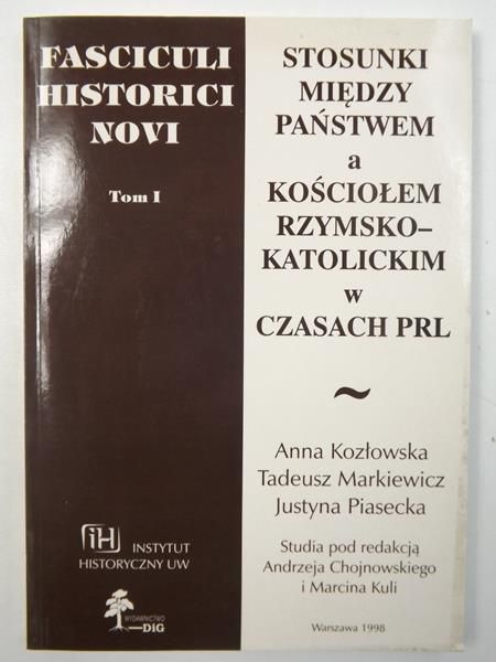 Fasciculi Historici Novi, Tom I