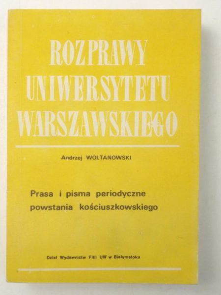 Prasa i pisma periodyczne powstania kościuszkowskiego