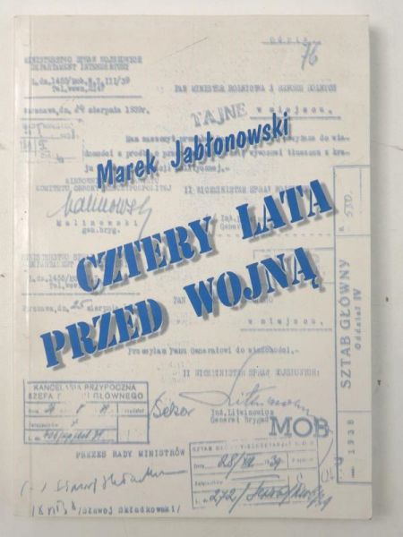Cztery lata przed wojną
