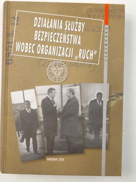 Byszewski Piotr - Działania Służby Bezpieczeństwa wobec organizacji ,,Ruch"