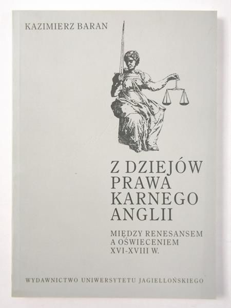 Z dziejów prawa karnego Anglii