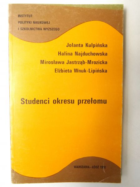 Studenci okresu przełomu