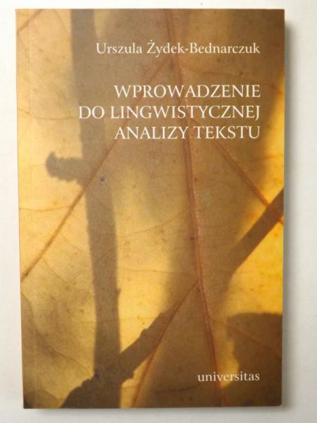 Wprowadzenie do lingwistycznej analizy tekstu