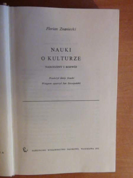 Nauki o kulturze