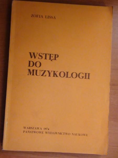 Wstęp do muzykologii