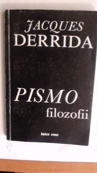 Pismo filozofii