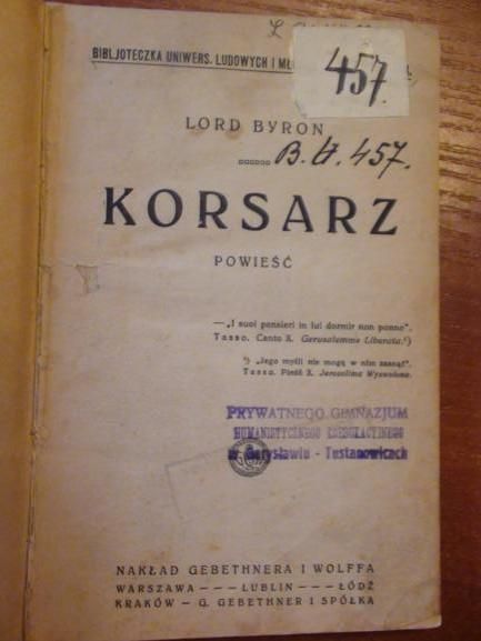 Korsarz, ok.1918