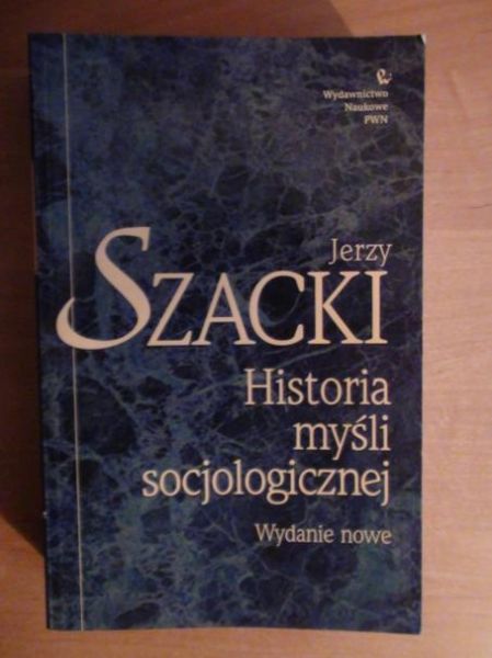Historia myśli socjologicznej