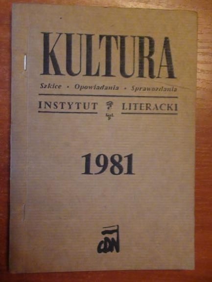 Giedroyć    -  Kultura, 1982