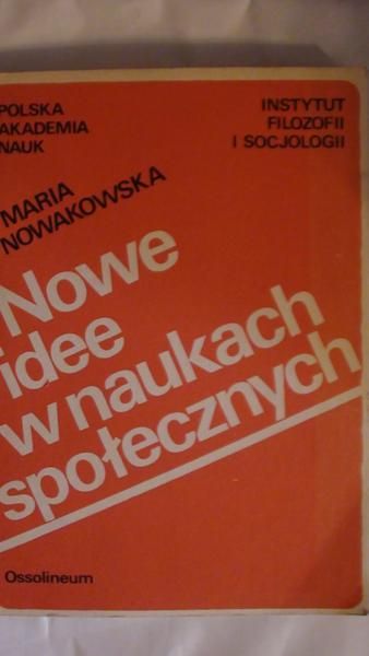 Nowe idee w naukach społecznych