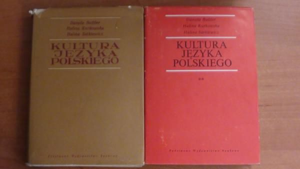 Butter Danuta - Kultura języka polskiego, tom I-II