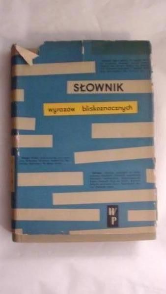 Słownik wyrazów bliskoznacznych
