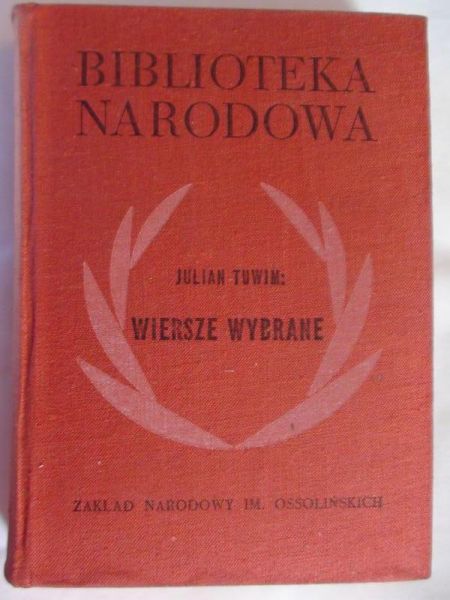 Tuwim Julian  -  Wiersze wybrane