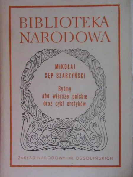 Mikołaj -  Rytmy abo wiersze polskiej oraz cykl erotyków