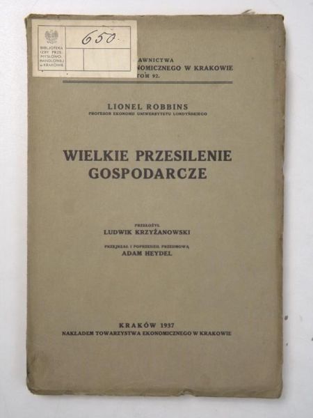 Wielkie przesilenie gospodarcze, 1937 r.
