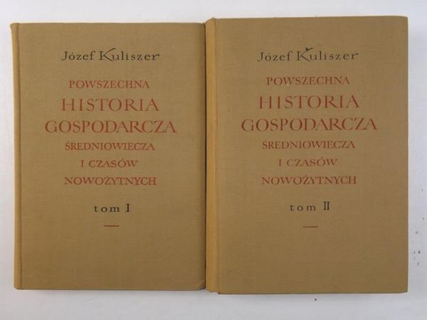 Powszechna historia gospodarcza średniowiecza i czasów nowożytnych, Tom I - II