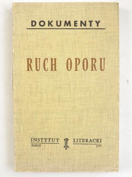 Andrzejewski Jerzy,   - Dokumenty. Ruch oporu