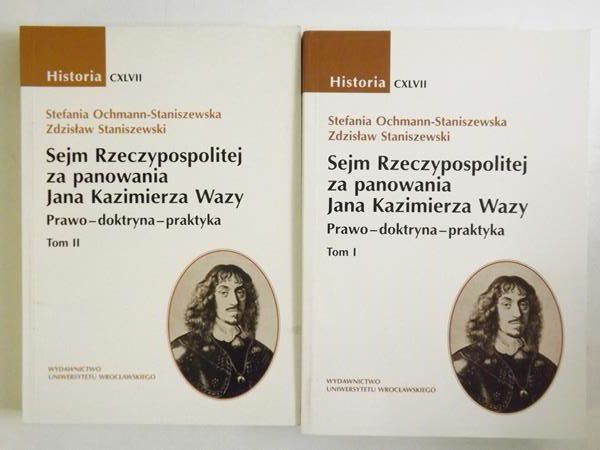 Sejm Rzeczypospolitej za panowania Jana Kazimierza Wazy, Tom I-II