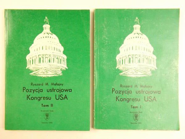Pozycja ustrojowa Kongresu USA, Tom I-II