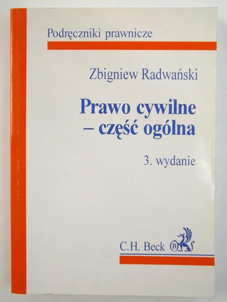 Prawo cywilne- część ogólna, Wyd.3