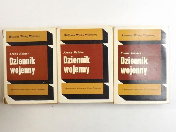 Halder Franz - Dziennik wojenny, tom I-III, BWW