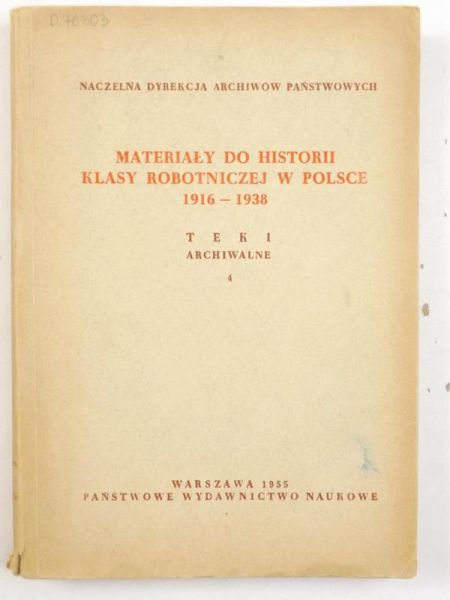Kolankowski Zygmunt (red.) - Materiały do historii