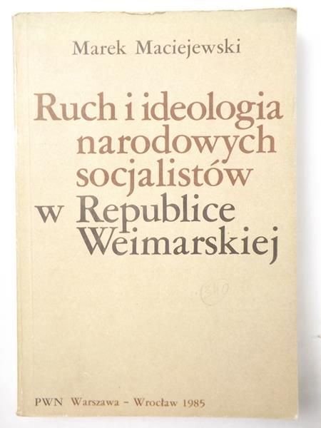 Ruch i ideologia narodowych socjalistów w Republice Weimarskiej