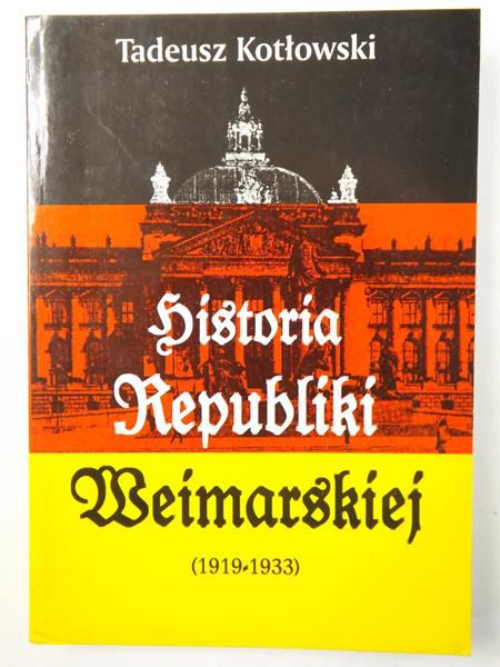 Historia Republiki Weimarskiej (1919-1933)