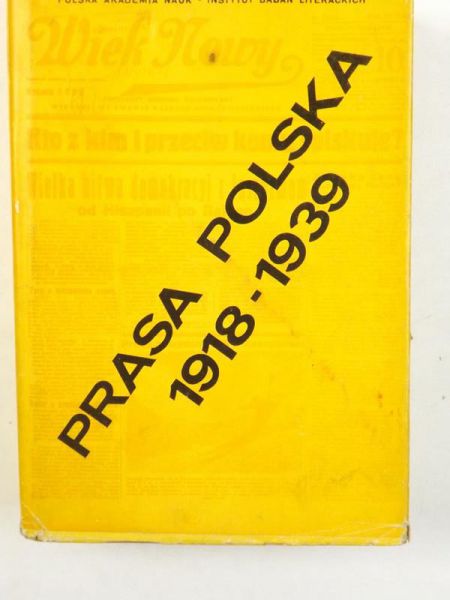 Paczkowski Andrzej - Prasa polska w latach 1918-1939