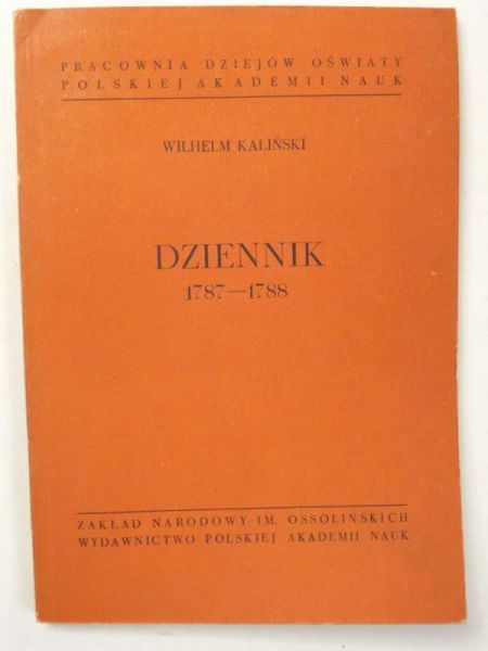 Dziennik 1787-1788