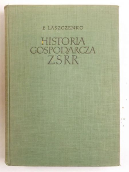 Historia gospodarcza ZSRR, t.1