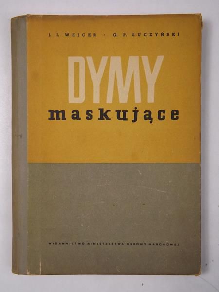 Wejcer J. I.,    - Dymy maskujące