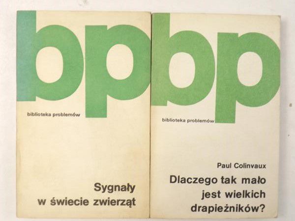 Dlaczego tak mało jest wielkich drapieżników? + Sygnały w świecie zwierząt, zestaw 2 książek
