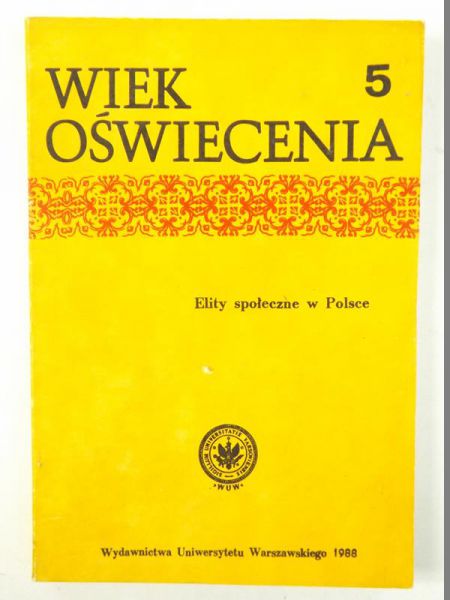Wiek oświecenia 5: Elity społeczne w Polsce