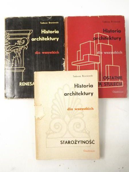 Historia architektury dla wszystkich, Część I-III