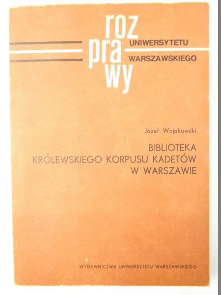Biblioteka Królewskiego Korpusu Kadetów w Warszawie