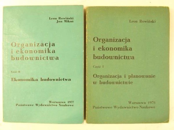 Organizacja i ekonomika budownictwa. Cz. I-II