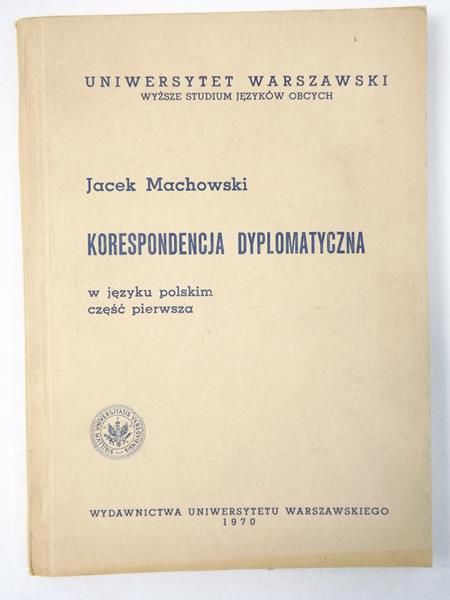 Korespondencja dyplomatyczna: W języku polskim, Część 1