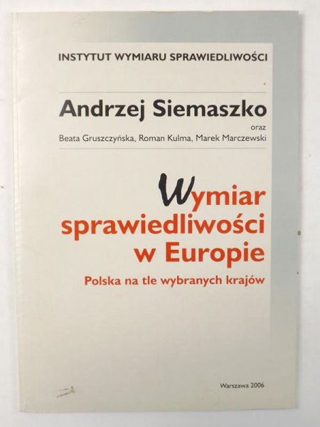 Wymiar sprawiedliwości w Europie