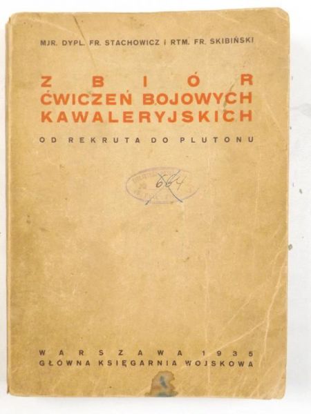 Skibiński  - Zbiór ćwiczeń bojowych kawaleryjskich, 1935 r.