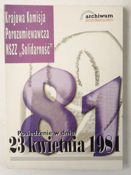 Posiedzenie w dniu 23 kwietnia 1981