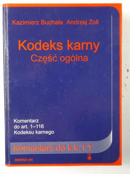 Kodeks karny. Część ogólna, tom II