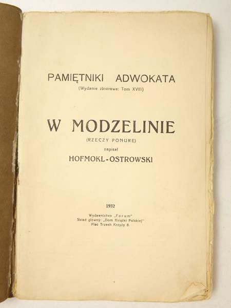 W Modzelinie, 1932 r.