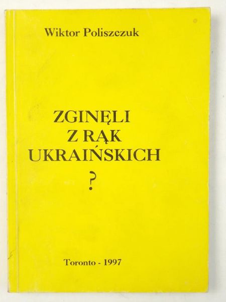 Zginęli z rąk ukraińskich?