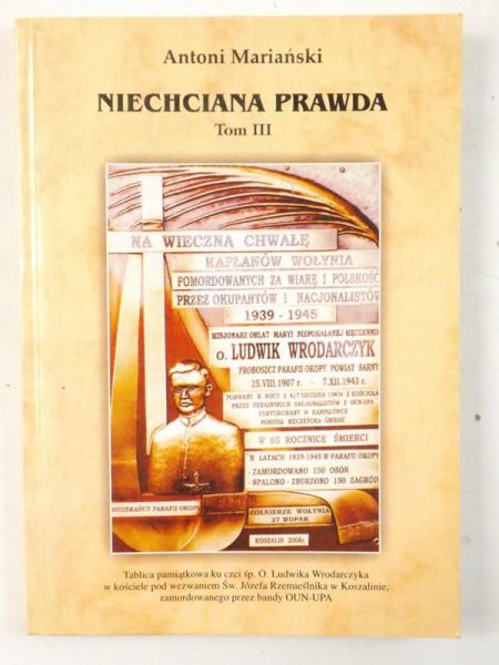 Mariański Antoni - Niechciana prawda, tom III, autograf